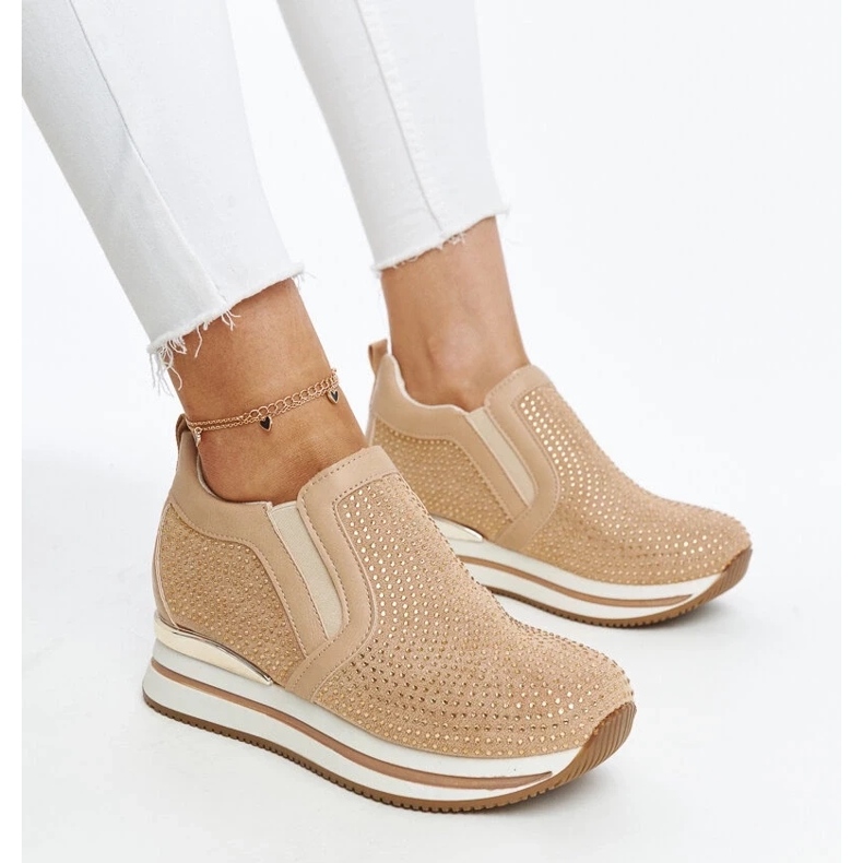 D/GMR Sneakers con zeppa Cadelaria marroni marrone 2