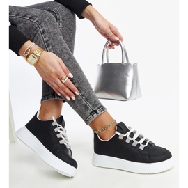 D/GMR Sneakers nere Walida con suola spessa nero 2