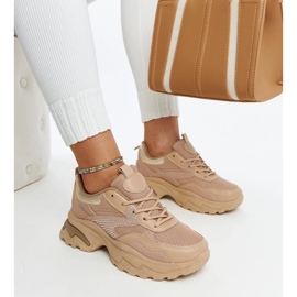 D/GMR Sneakers platform marroni decorate con zirconi Maras marrone 1