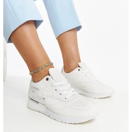 D/GMR Sneaker Tasnim in pelle di serpente bianca 2