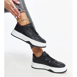 D/GMR Sneakers nere con suola Intis più spessa nero 2
