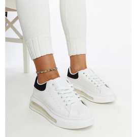 D/GMR Sneakers bianche con suola alta Zrina bianca 2