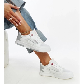 Sneakers Cross Jeans da donna di colore bianco 2