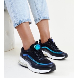 Sneaker nere con ologramma Jelek nero 1