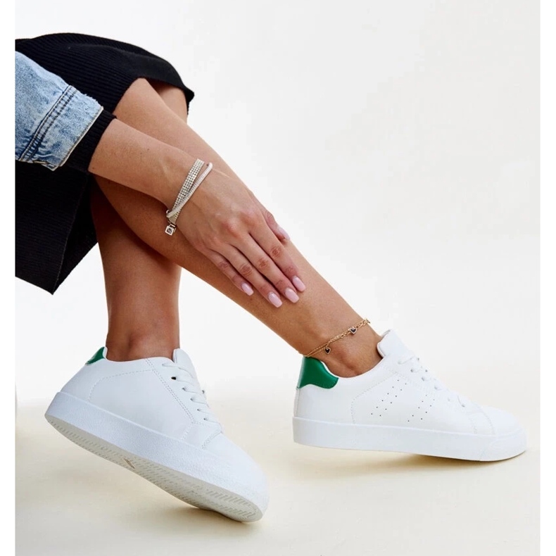 Sneakers Akila bianche e verdi bianco 2