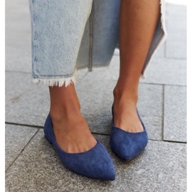 Ballerine a punta di Mays blu 1