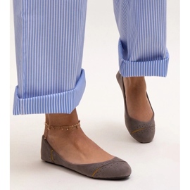 Ballerine classiche Dorris grigie grigio 1