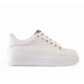 D/CEO Sneakers bianche con accattivante decorazione Asmait bianco 2