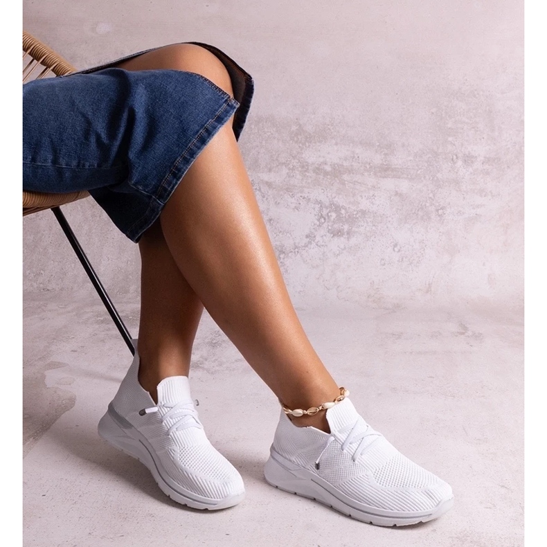 D/CEO Sneakers slip-on Gaberla bianche bianca 2