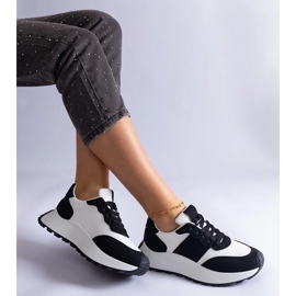 D/CEO Sneakers nere con plateau Cremorna nero 1