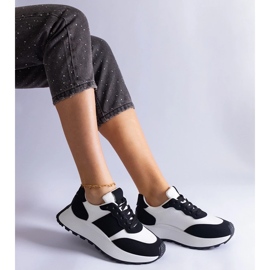 D/CEO Sneakers nere con plateau Cremorna nero 2