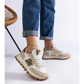 D/CEO Sneaker beige con protezione Restia visibile 2