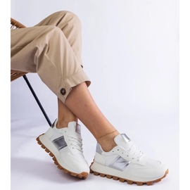D/CEO Sneaker bianche con una protezione restale visibile bianco 1