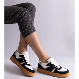 D/CEO Sneakers stringate nere con plateau Felicita nero 1