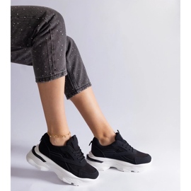 D/CEO Sneakers nere con suola più spessa di Guerrera nero 2