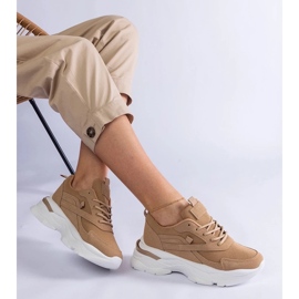 D/CEO Sneaker marroni sulla suola più spessa di Guerrer marrone 2