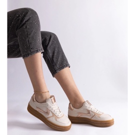D/CEO Sneakers beige con suola in gomma Quica 2