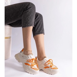 D/CEO Scarpe da ginnastica sportive beige Sulamita 2