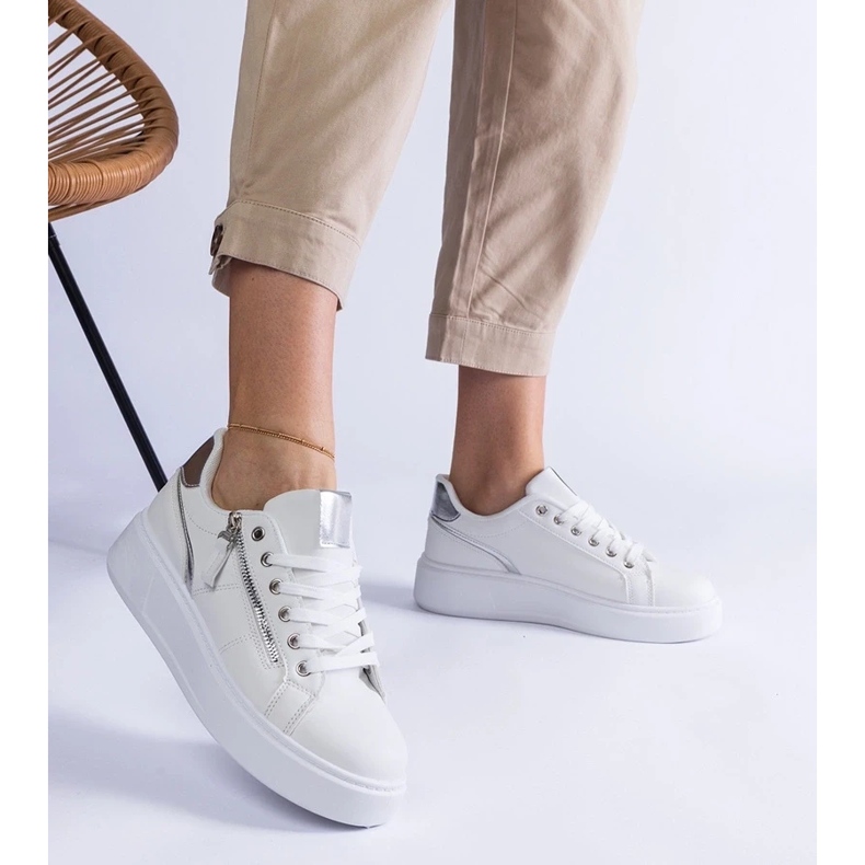 D/CEO Benedetta sneakers sportive da donna bianche bianca 2