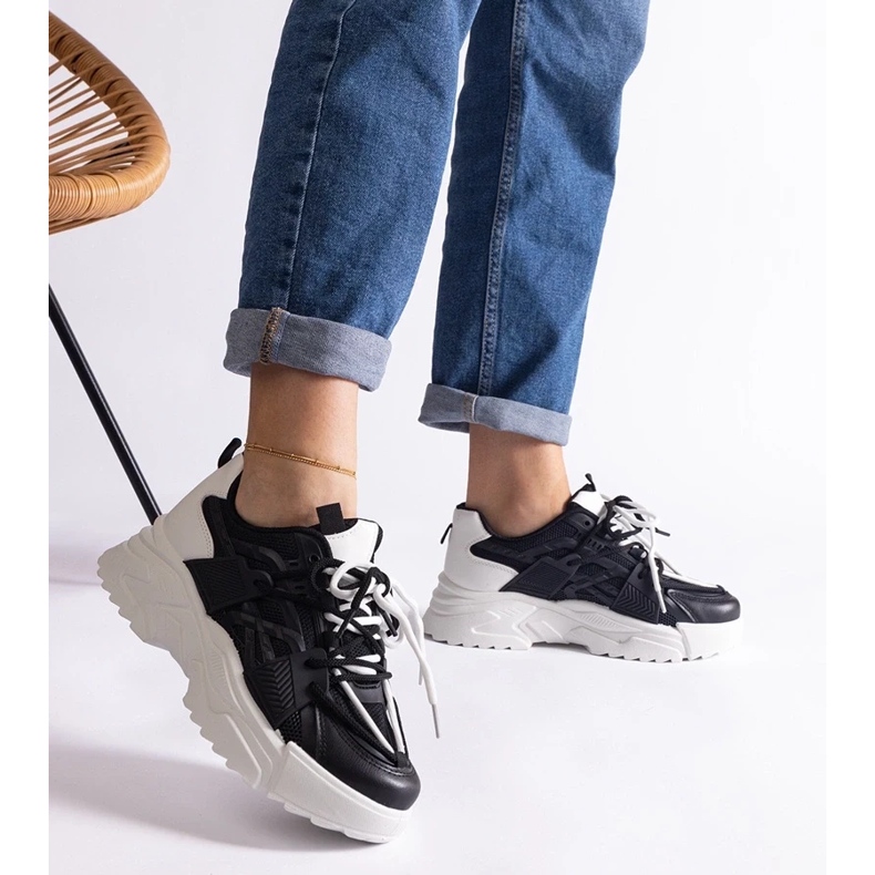 D/CEO Sneakers sportive da donna nere Alva nero 2