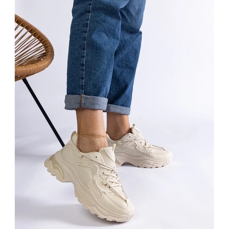 D/CEO Sneakers sportive da donna beige Urena 2
