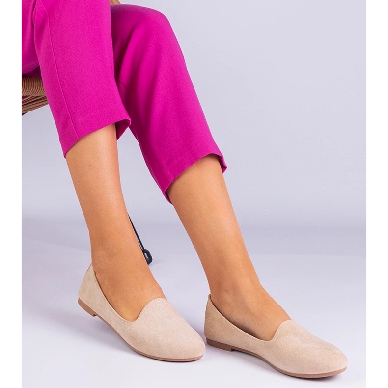 D/CEO Ballerina classica beige di Ekozamsz Valensia 1