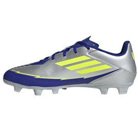 ADIDAS F50 Club FG/Mg IH0916 SCARPE SILVER BLUE d'argento 1