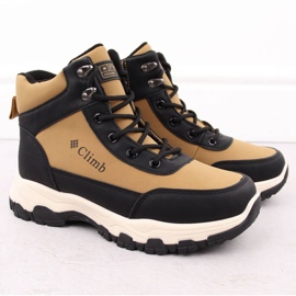 News Notizie femminili EU661B Stivali da trekking bruno-nero marrone 1