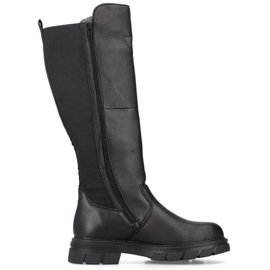 Stivali neri Rieker femminile Z9158-00 nero 1