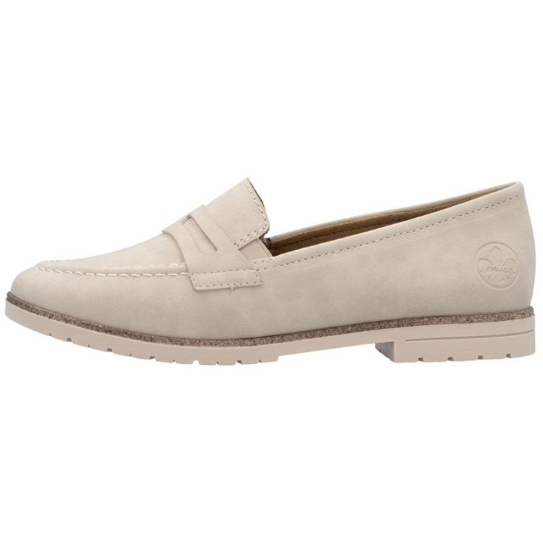 Mocassini da donna Rieker 45300-62 beige 1