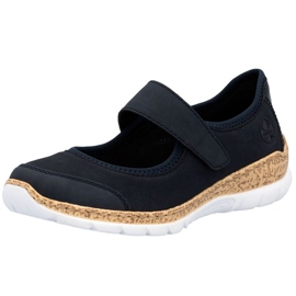 RIEKER N42B0-14 SCARPE VELCRO BLU blu navy 1