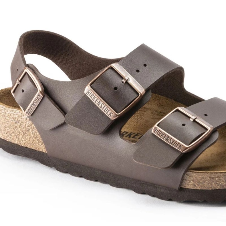 Sandali maschili Birkenstock Milano BS 0034701 Brown marrone 2