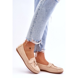 Seastar Mocassini beige in pelle scamosciata femminile 2