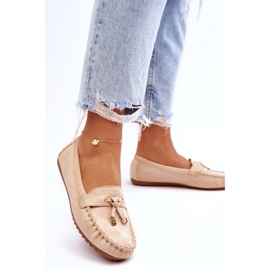 Seastar Mocassini beige in pelle scamosciata femminile 4