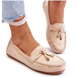 Seastar Mocassini beige in pelle scamosciata femminile 5
