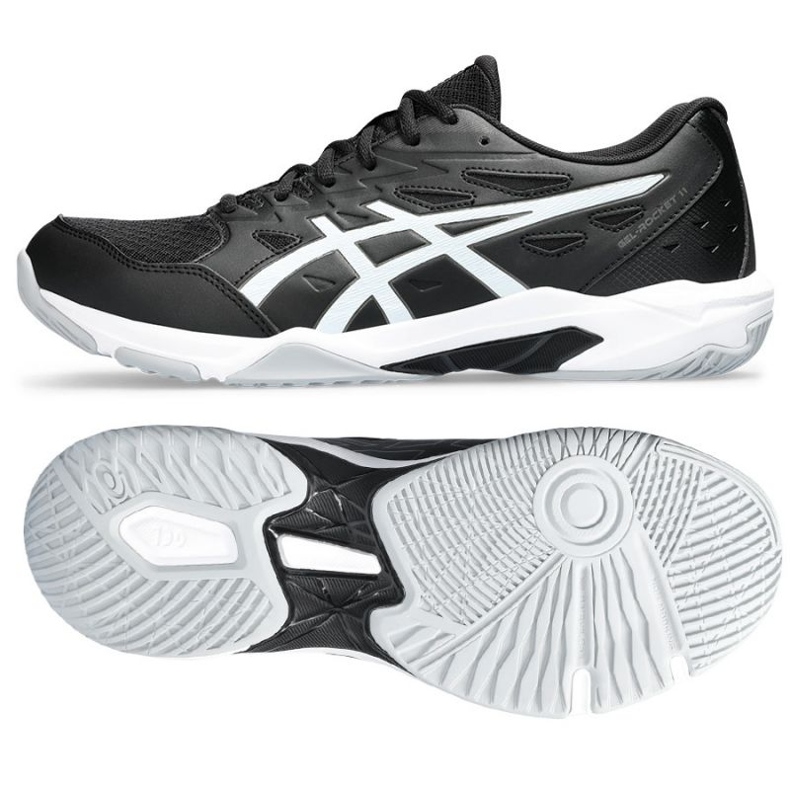 Asics Scarpe in gel di gel ASIC 11 1071A091-002 nero nero 1