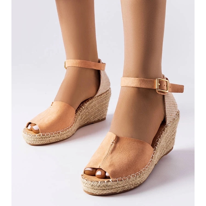 D/CEO Espadrillas rosa con zeppa di Lauderdale 2