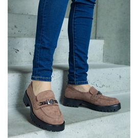 D/CEO Mocassini Vinceza in camoscio marrone 2