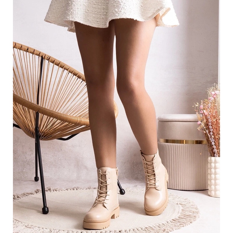D/CEO Stivali classici isolanti beige di Edmund 2