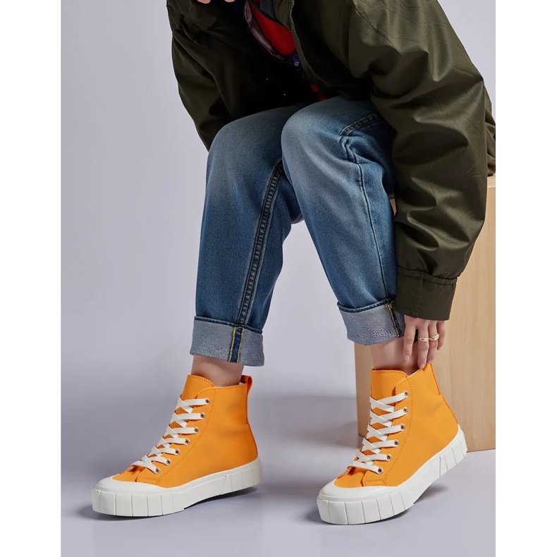 Sneaker arancioni arvetta femminili arancia 1