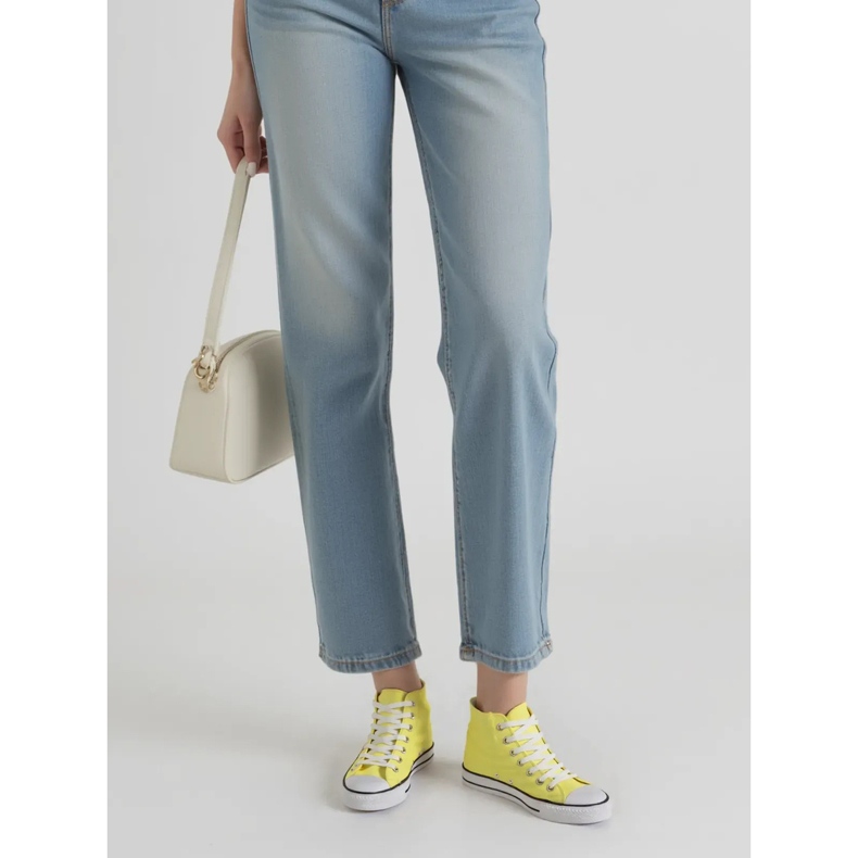 Sneaker gialle luminose da donna giallo 2