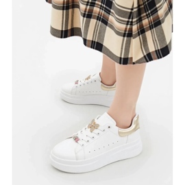 Sneaker da donna Azora oro d'oro 1