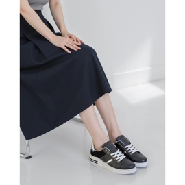 Sneaker femminili Zenor Black nero 2