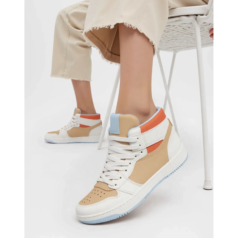 Sneaker da donna Veltor White/Kaki 1