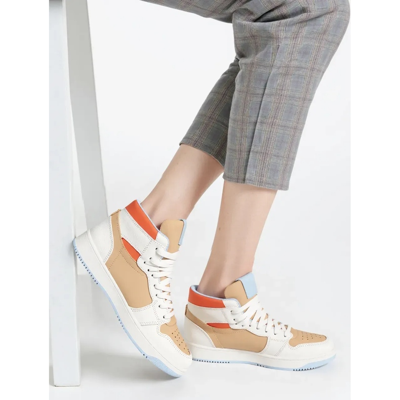 Sneaker da donna Veltor White/Kaki 2