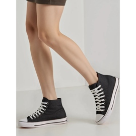 Sneaker nere di corvo femminile nero 2
