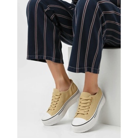 Sneaker Kestor Khaki da donna beige 2