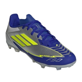 ADIDAS F50 League FG/Mg Messi IH0924 SCARPE DI CALCIO argento 1