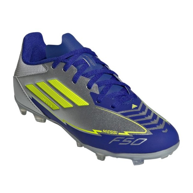 ADIDAS F50 League FG/Mg Messi IH0924 SCARPE DI CALCIO argento 1