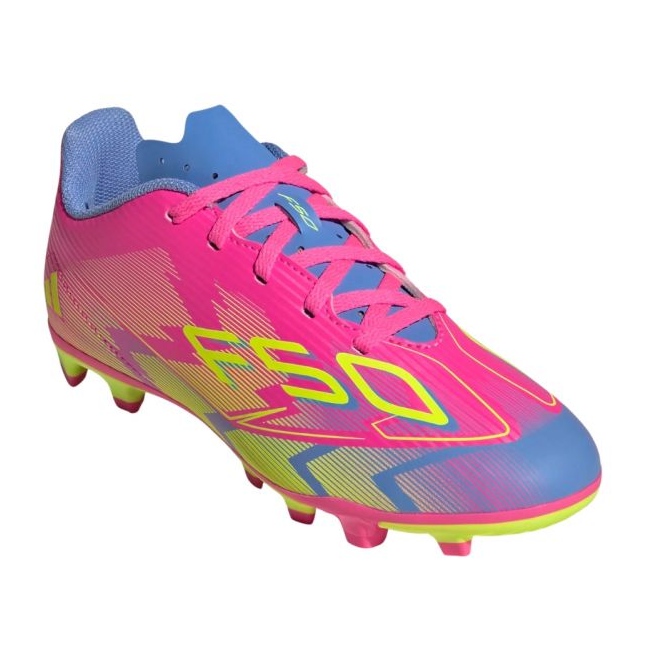 Adidas F50 Club FG/MG JH6422 Pink Football Scarpe rosa 1